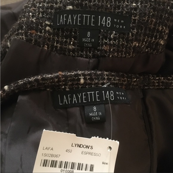 Alpaca Tweed Blend Skirt Suit Set Lafayette 148
New York 🍁 - Picture 5 of 8